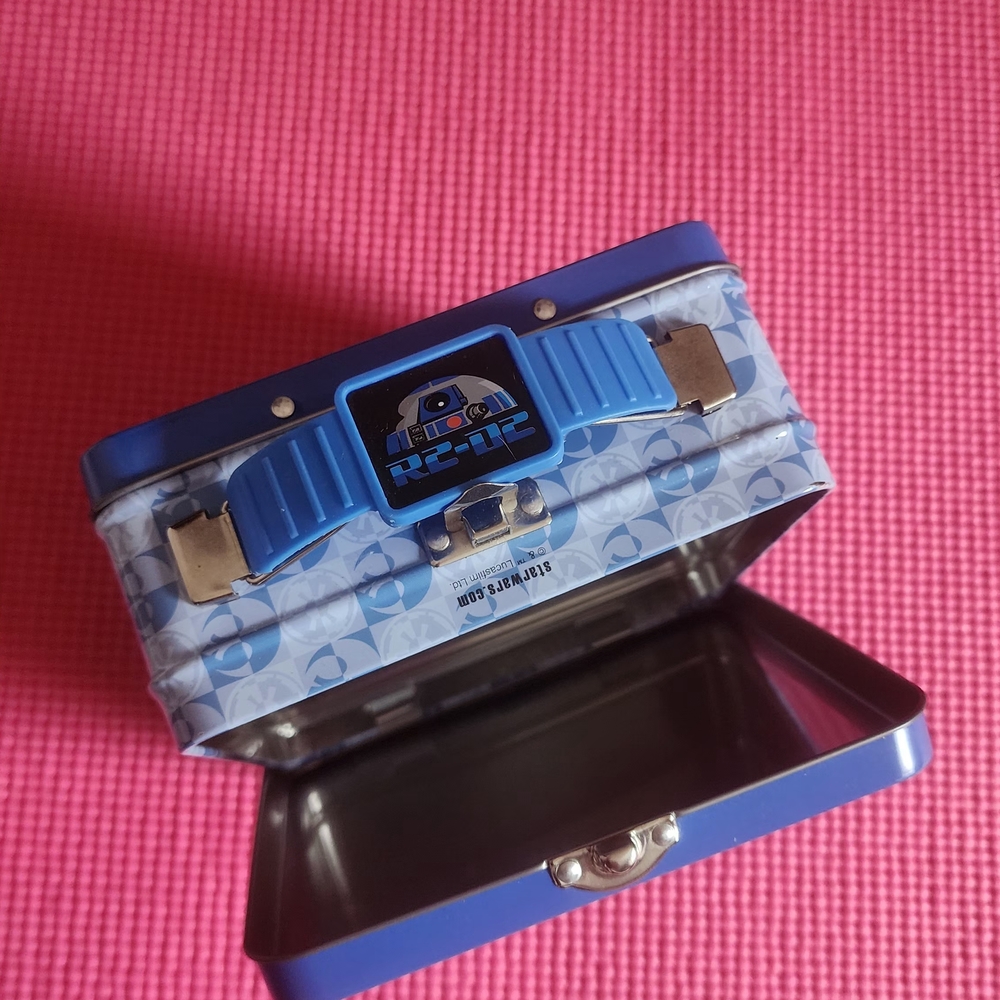 Star Wars R2-D2 Metal Lunch Box - Blue and White - Picture 4 of 4